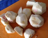 簡単！里芋とイカの煮付け★作り方1写真
