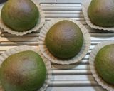 栗入り抹茶アンパン作り方5写真