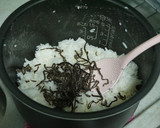 塩昆布と炒りたまごの炊き込みご飯風♪作り方1写真