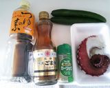 簡単☆箸がノンストップ☆たこきゅうり作り方1写真