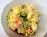 ぷりぷり海老と枝豆のふんわり豆腐蒸しあんかけ作り方7写真