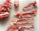 豚の角煮　短時間で完成　薄い豚バラ肉使用作り方2写真
