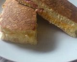 HMで簡単朝食☆ふわふわチーズパンケーキ作り方7写真