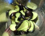 茄子・ピーマンのトマト風味胡麻おかか和え作り方3写真