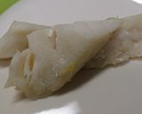簡単！レンジ白身魚酒蒸し梅肉タレを添えて作り方5写真