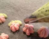 卵白消費に☆簡単可愛いお花の焼きメレンゲ作り方8写真