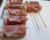 ねぎ豚巻きの串焼　焦がし味噌を添えて♡作り方5写真