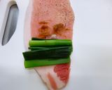 ねぎ豚巻きの串焼　焦がし味噌を添えて♡作り方4写真