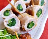 ねぎ豚巻きの串焼　焦がし味噌を添えて♡作り方8写真
