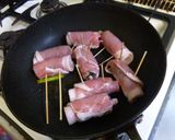 ねぎ豚巻きの串焼　焦がし味噌を添えて♡作り方6写真