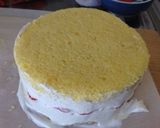 バラの花のデコレーションケーキ作り方16写真
