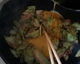 ご飯が進む！鶏肉とキャベツと卵の野菜炒め作り方7写真