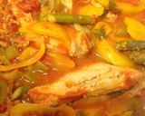 カジキマグロのトマト煮込み チーズ乗せ作り方1写真