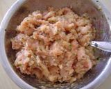 ポークで鶏ロール作り方3写真