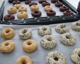 米粉で★おからと豆腐の焼きドーナッツ3種作り方4写真