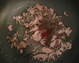 そぼろ挽肉玉子チャーハン作り方1写真
