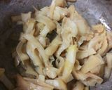 ＊ たけのこ ＊ひめかわ の胡麻和え作り方4写真