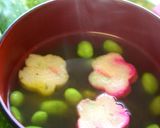 とろろ昆布パウダーで✿即席お吸い物✿作り方3写真