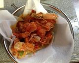 本格エビとトマトのパスタ　アメリケーヌ風作り方9写真
