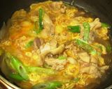 ワンルームご飯★めんつゆで親子丼作り方4写真