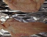 簡単 安価！鶏皮ともやしのさっぱり和え物作り方1写真