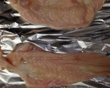 簡単 安価！鶏皮ともやしのさっぱり和え物作り方1写真
