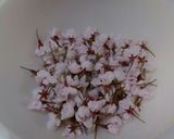 桜の塩漬け＊ソメイヨシノで優しいピンク作り方1写真