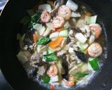 野菜と魚介の中華あんかけ作り方6写真