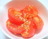 簡単・美味しい(*^^*)トマトのナムル作り方2写真