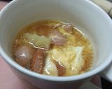 簡単ウインナーと玉子と冷凍ポテトのスープ作り方5写真
