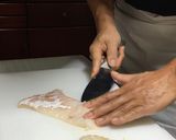 ＊白身魚のムニエル・ミルフィーユ仕立て＊作り方1写真