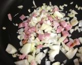 ひよこ豆とベーコンのトマトソース炒め作り方2写真