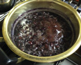 韓国のお惣菜 黒豆の煮物 콩자반作り方3写真