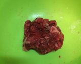 牛肉とふわとろ卵の炒め物作り方1写真