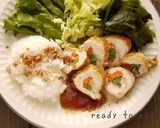 鶏胸肉の照り焼きチキンロール☆黄金のたれ作り方8写真