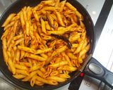茄子とペンネのトマトソース炒め作り方6写真