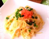 たらこクリームパスタ作り方7写真