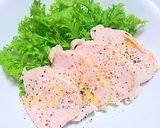 しっとりゆで鶏のオリーブオイル掛け作り方3写真