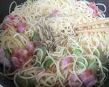 春♥旬モノ♥アスパラと筍のパスタ♥作り方14写真