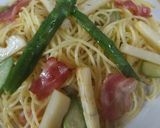 春♥旬モノ♥アスパラと筍のパスタ♥作り方18写真