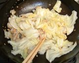 ホタテと明太子の焼きうどん作り方3写真