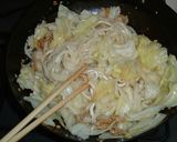 ホタテと明太子の焼きうどん作り方4写真