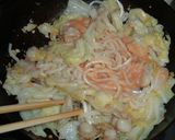 ホタテと明太子の焼きうどん作り方5写真