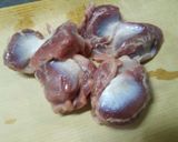 安価で簡単!! 砂肝ポン酢作り方1写真