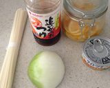簡単ランチ◆塩レモンそうめんチャンプルー作り方1写真