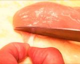 ☺簡単♪鶏ささみの水菜ベーコンロール☺作り方1写真