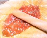 ☺簡単♪鶏ささみの水菜ベーコンロール☺作り方2写真