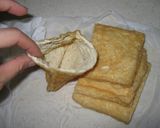 油揚げ袋でツナ納豆焼き作り方3写真