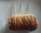 残ったポテトサラダで!ちくわのお花畑巻き作り方2写真