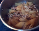 ひとり暮らしの「大根と豚肉の簡単煮物」作り方3写真